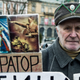 Though his signs compared Putin to Hitler, the old man told Friedman, “The Yids are to blame for everything.”